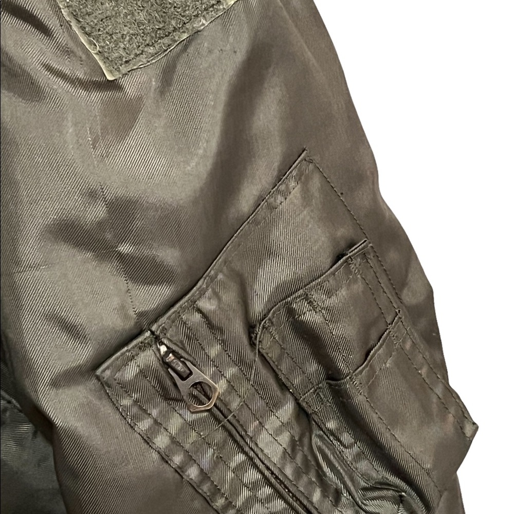 Vintage Military Issue Bomber Flight Jacket Gem